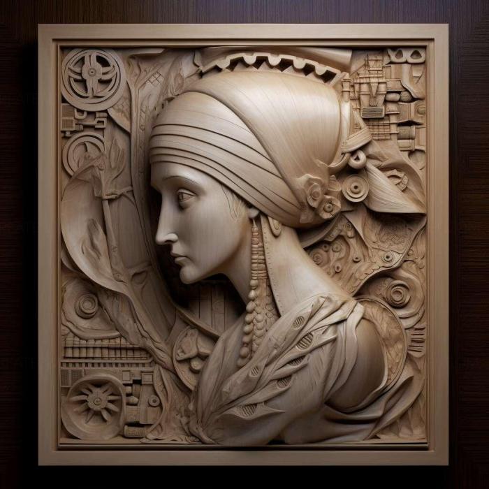 نموذج ثلاثي الأبعاد لآلة CNC 3D Art 